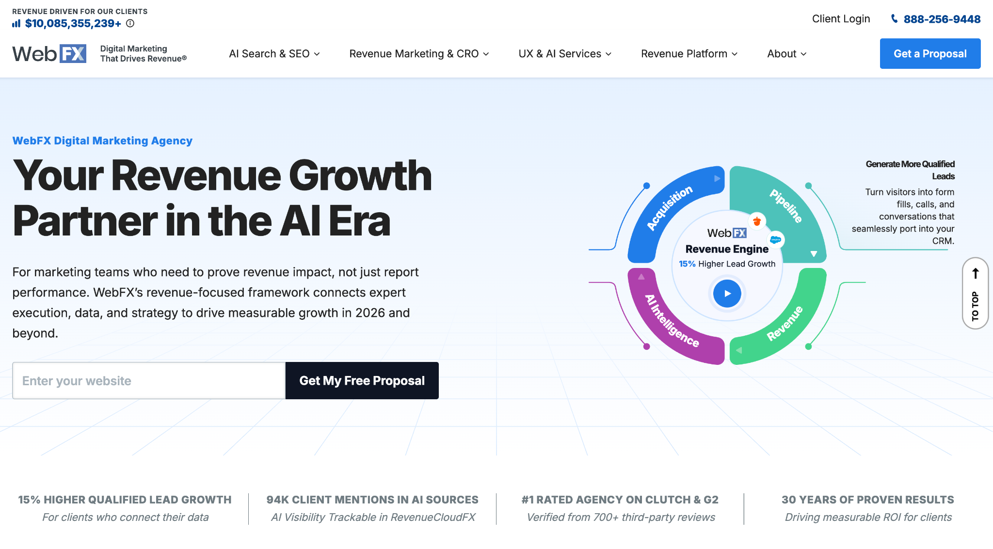 WebFX homepage