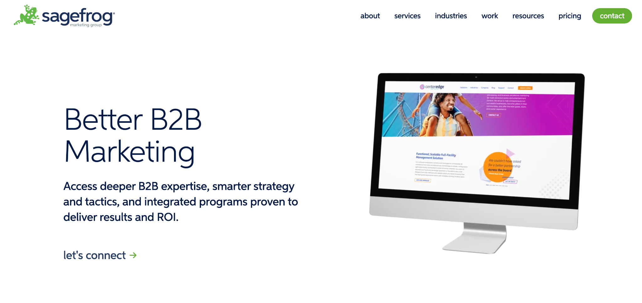 Sagefrog homepage