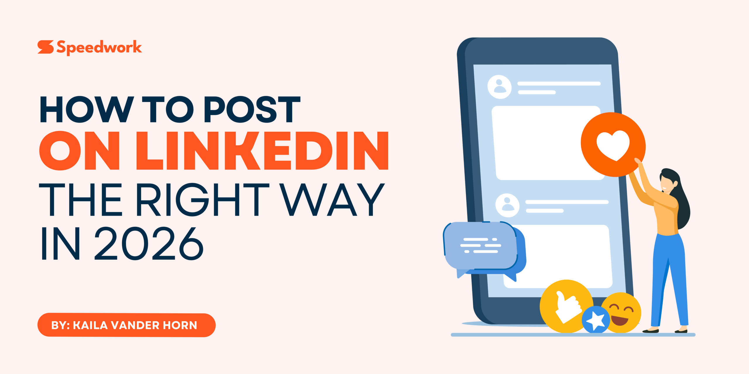 Featured image for “LinkedIn Organic Social Posting Tips for 2026”
