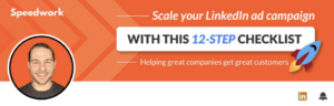 Speedwork LinkedIn profile and background 
