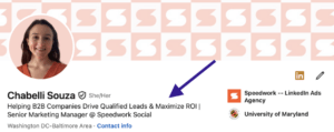 Speedwork LinkedIn profile optimization 