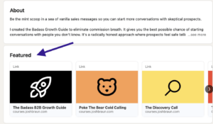 Speedwork LinkedIn featured content 