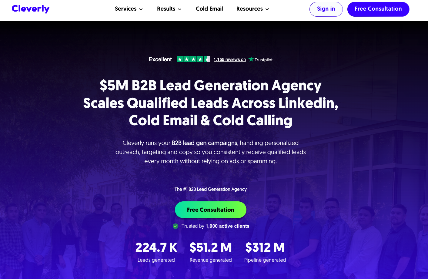 Cleverly homepage