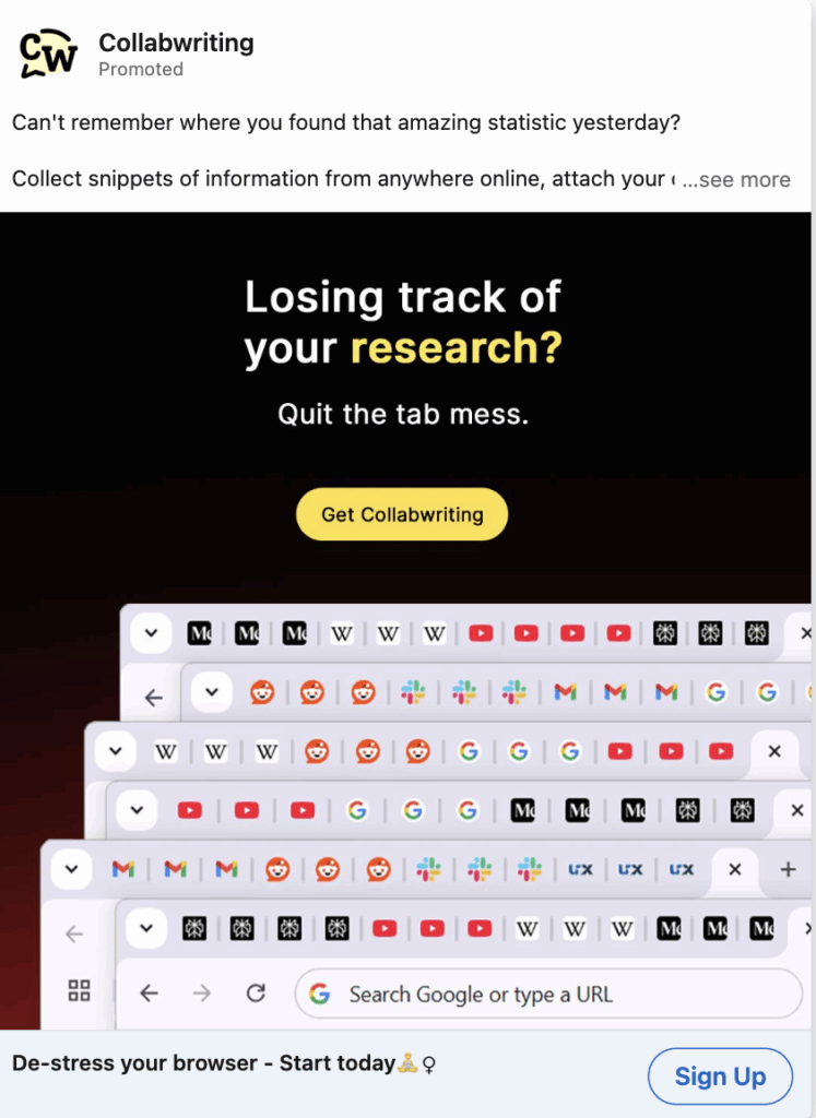 The Top LinkedIn Ad Examples for SaaS - Speedwork
